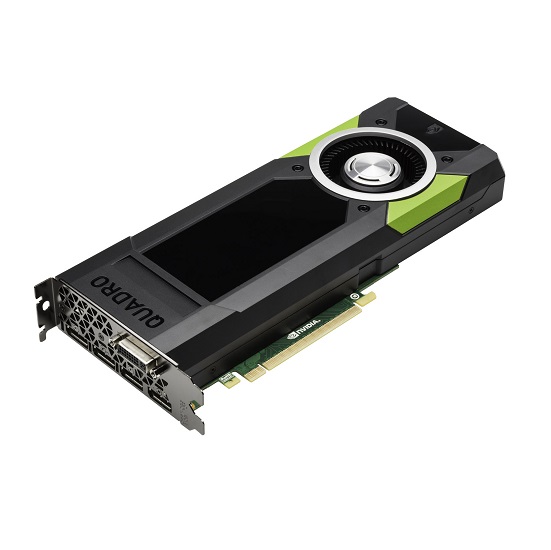 NVIDIA Quadro P5000 (2560 Core, 16 GB GDDR5X, 256-bit, 256 GB/s, 180 W)
