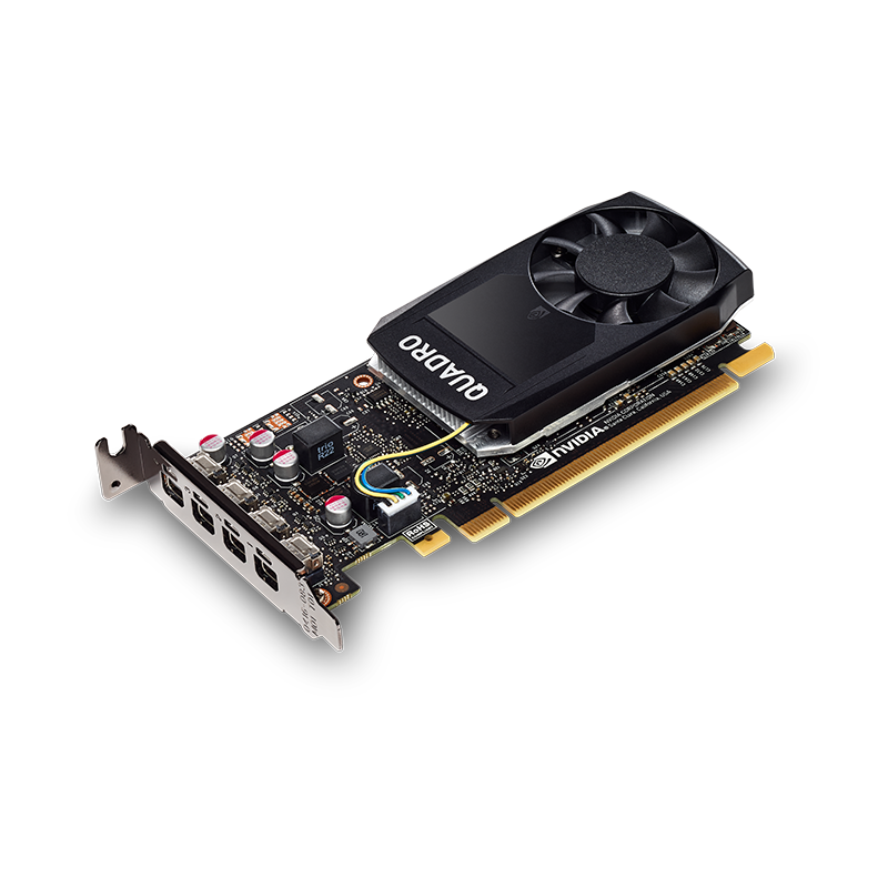 NVIDIA Quadro P1000 (640 Core, 4GB GDDR5, 128-bit, 80 GB/s, 47 W)